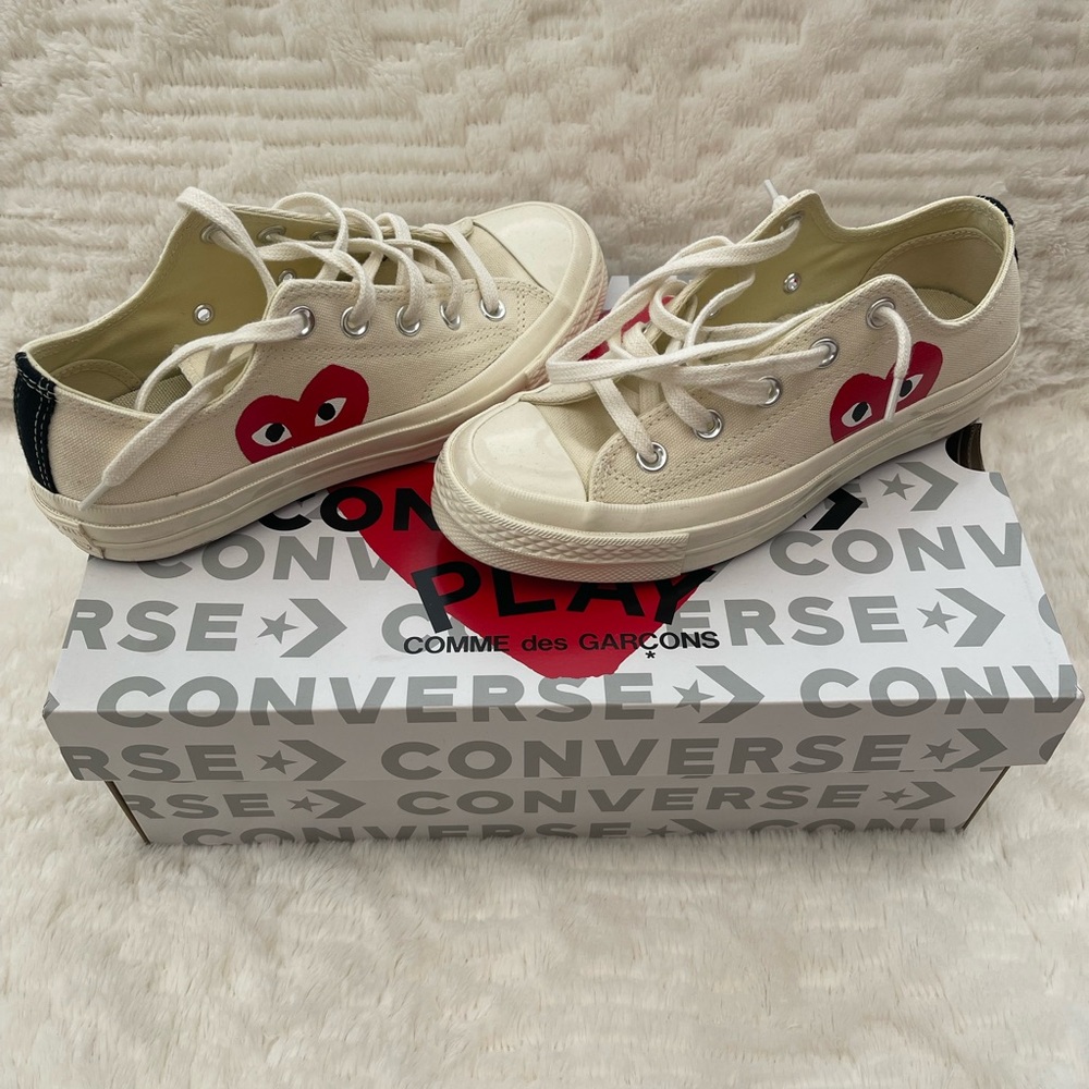 Converse x Comme des Garçons Cream Sneakers